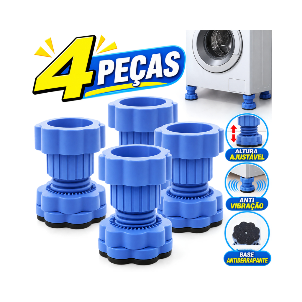 4 Pçs Anti Vibração Máquina De Lavar Pés Almofadas Antiderrapante Absorção De Choque Aumentando Almofada Esteira Geladei