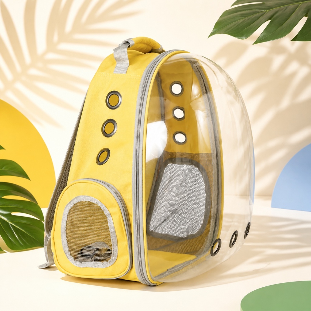 Outing Play portátil saco para animais de estimação mochila panorâmica suprimentos para animais de estimação saco espaço
