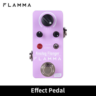 Pedal De Efeitos De Guitarra Flanger Analógico FLAMMA FC15 Modos Normais E Arquivador Circuito True Bypass