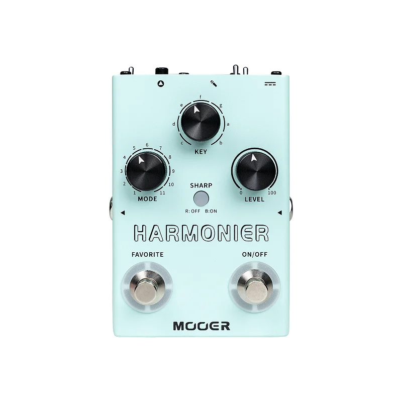 MOOER MVP2 HARMONIER Apresenta 12 Teclas , 11 Modos Harmônicos , Três De timbre vocal E Efeitos reverb Ajustáveis Indivi