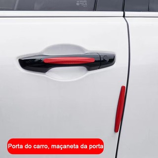 Tira de proteção do corpo do carro/maçaneta da porta tira de borracha anticolisão espessada 4