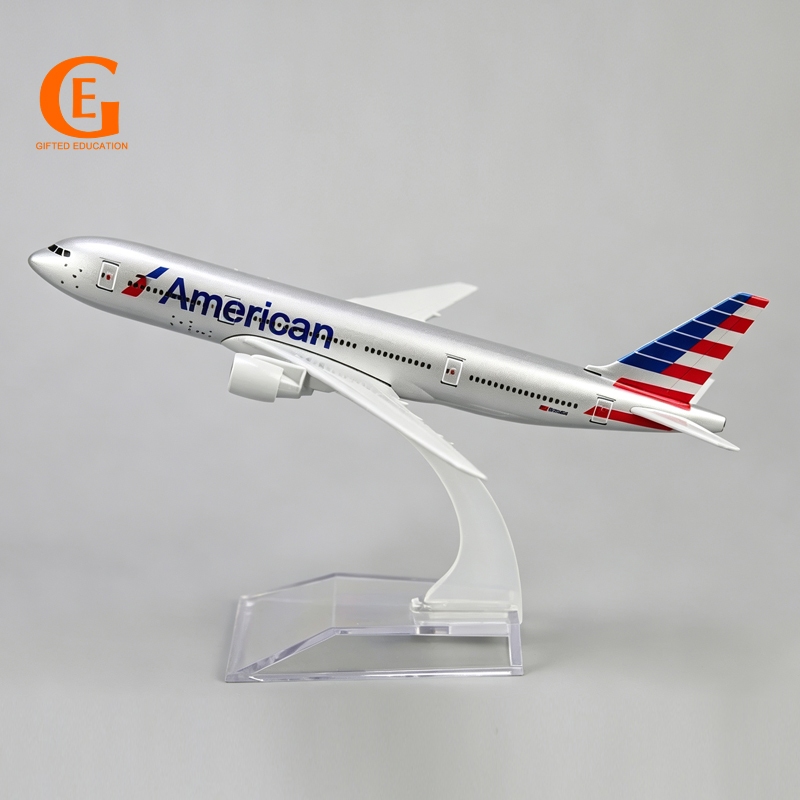 American Airlines B777 Avião Modelo Boeing 777 Diecast Metal Brinquedo