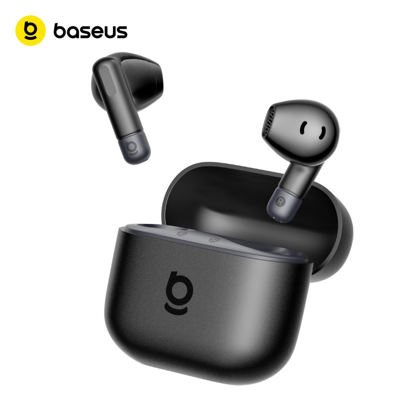 Baseus Bass BS2 Lite True Wireless Earbuds 10mm Dynamic Driver Clear Sound Bluetooth Earphones with USB-C Charging Case