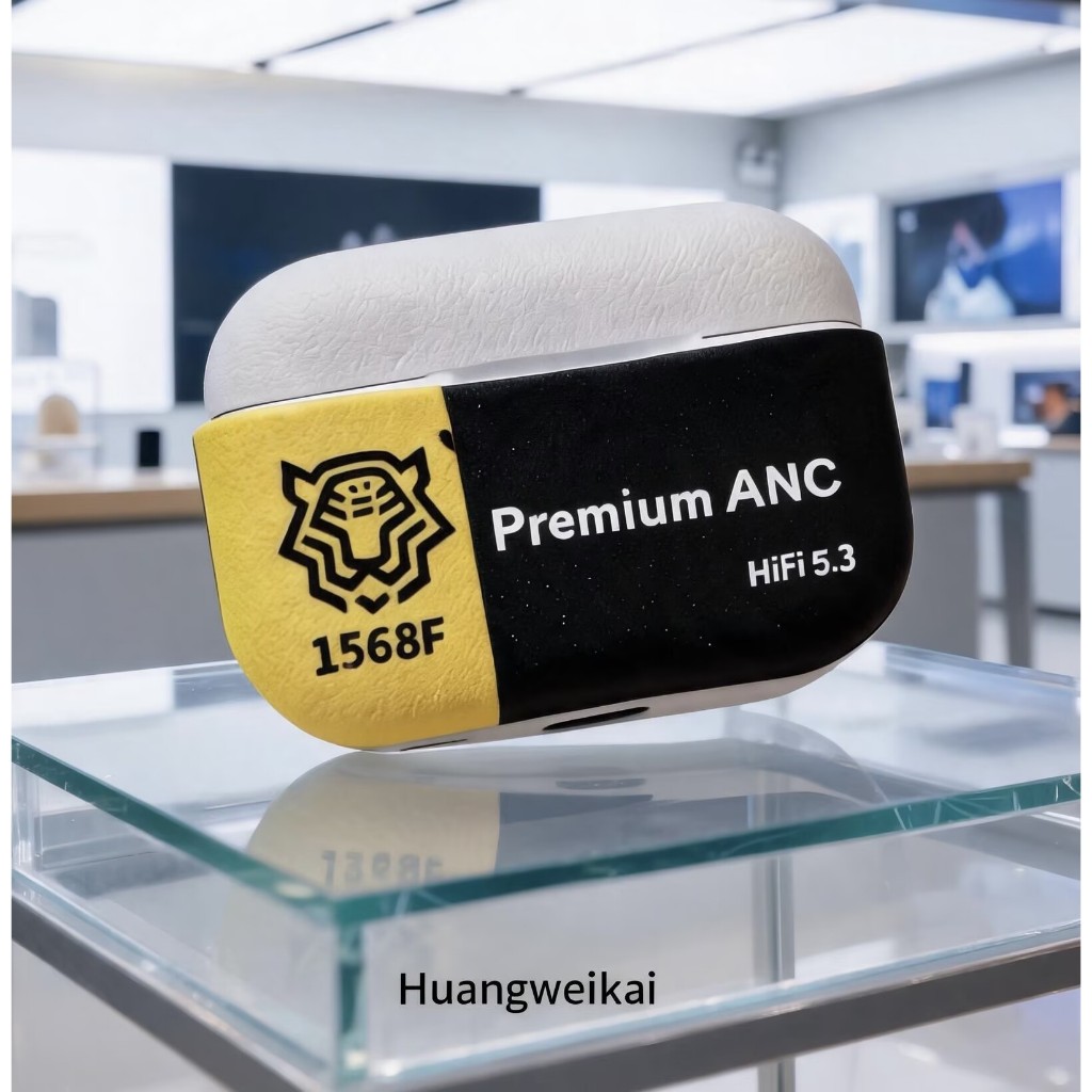 2026 Alto-Falante Tigre 1568F Alta Fidelidade 5.3 ANC real Premium pro 3 Renomear GPS Sem Fio Bluetooth Fones De Ouvido