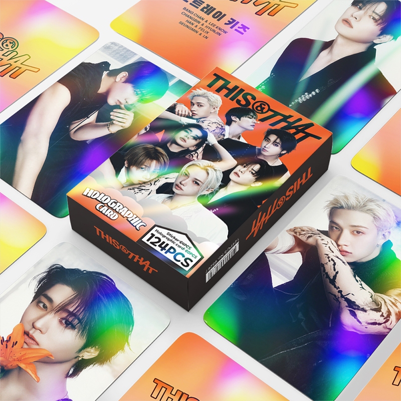 124 Pçs/Caixa KPOP STR Photocards THISTHAT DO IT Holográfico Coleção De