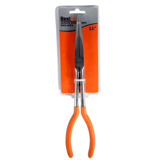 Alicate Extra Longo 11" Bico Reto Para Pesca Tirar Anzol do Peixe Profissional Resistente