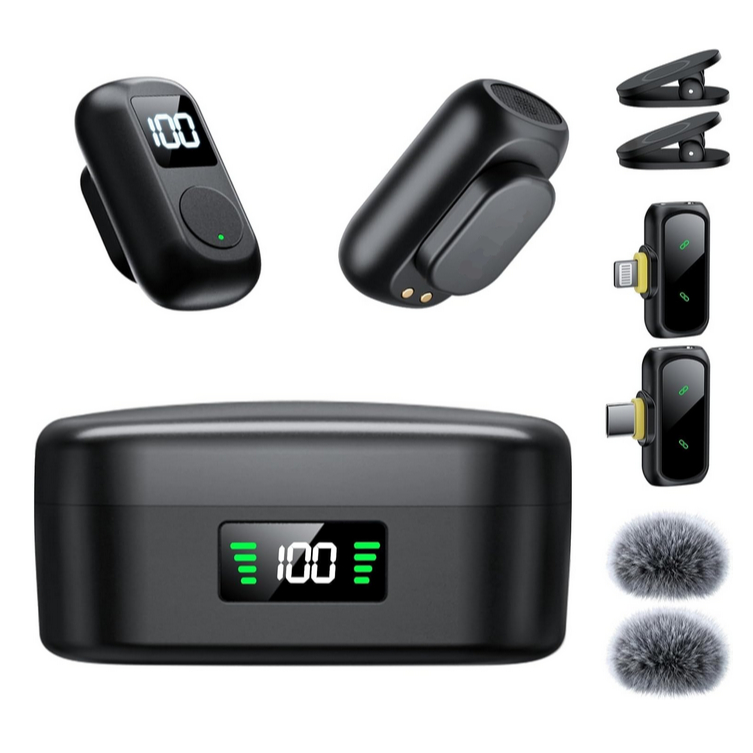 Mini Microfone De Lapela Para iPhone E streamer Android