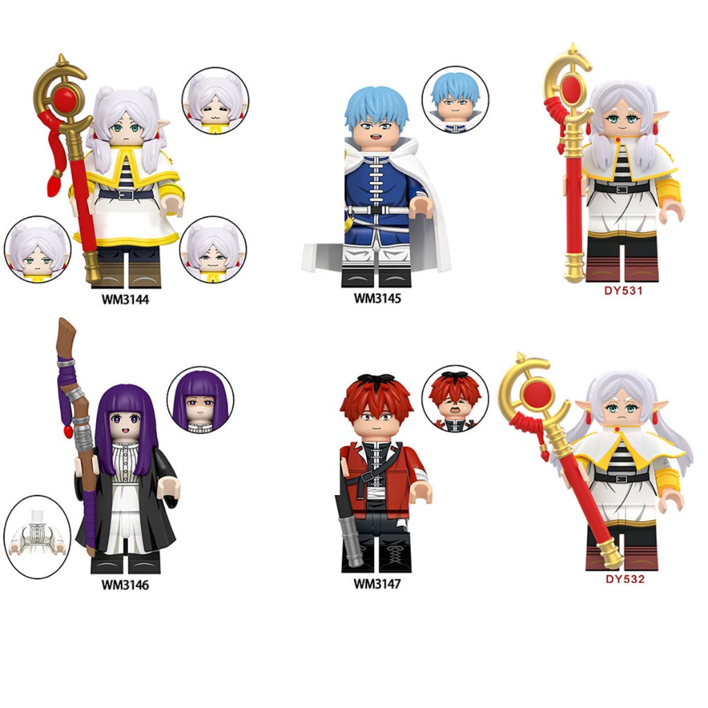 Blocos De Construção Da Série De Anime E Brinquedos De Figuras Frierenren Model Doll