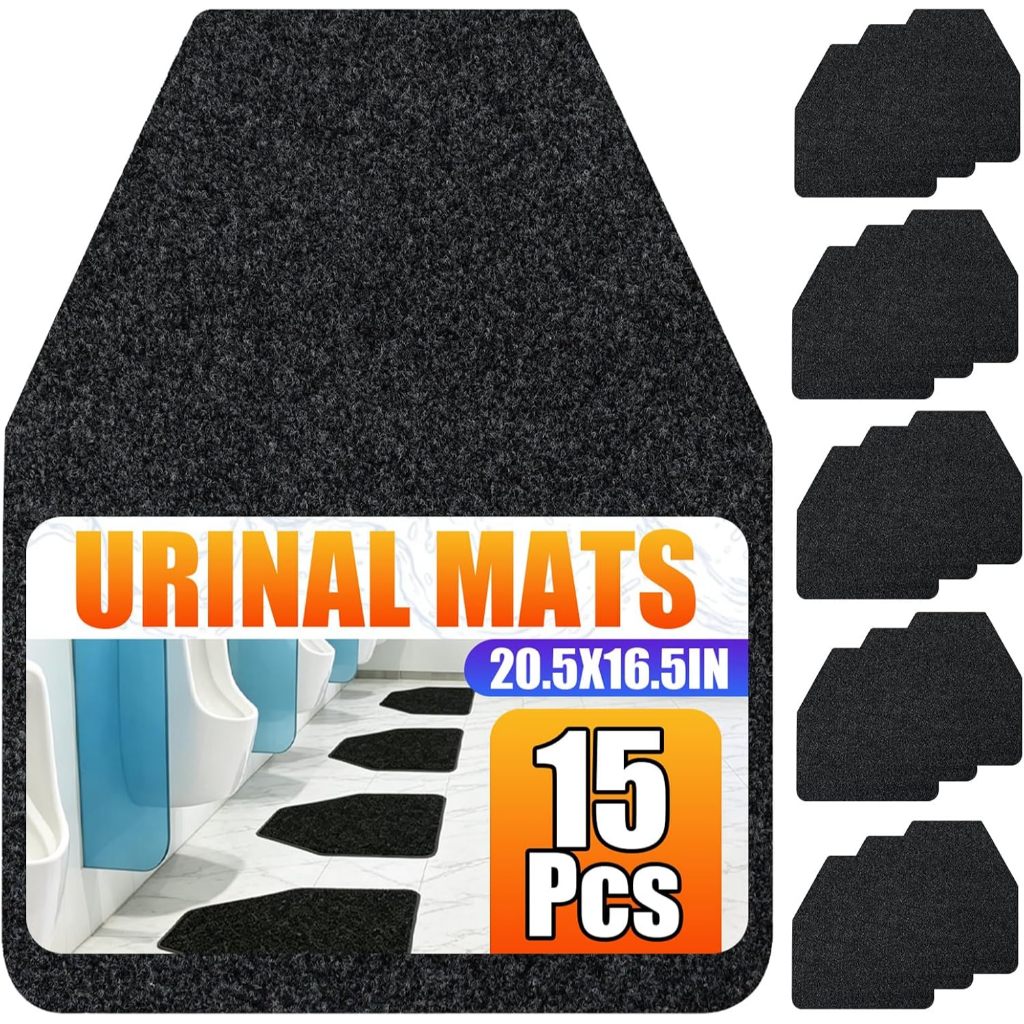8/15 PCS Tapetes De Mictório Para Banheiro Masculino , Urinois , Grandes Almofadas Comerciais De 20.5 " X 16.5 " , Supor