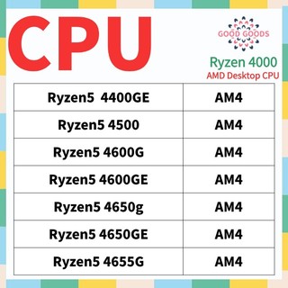 Ryzen5 4400G 4500 4600G 4600GE 4650g 4650GE 4655G AMD Ryzen 4000 Processador Desktop CPU Soquete AM4 1331Pin
