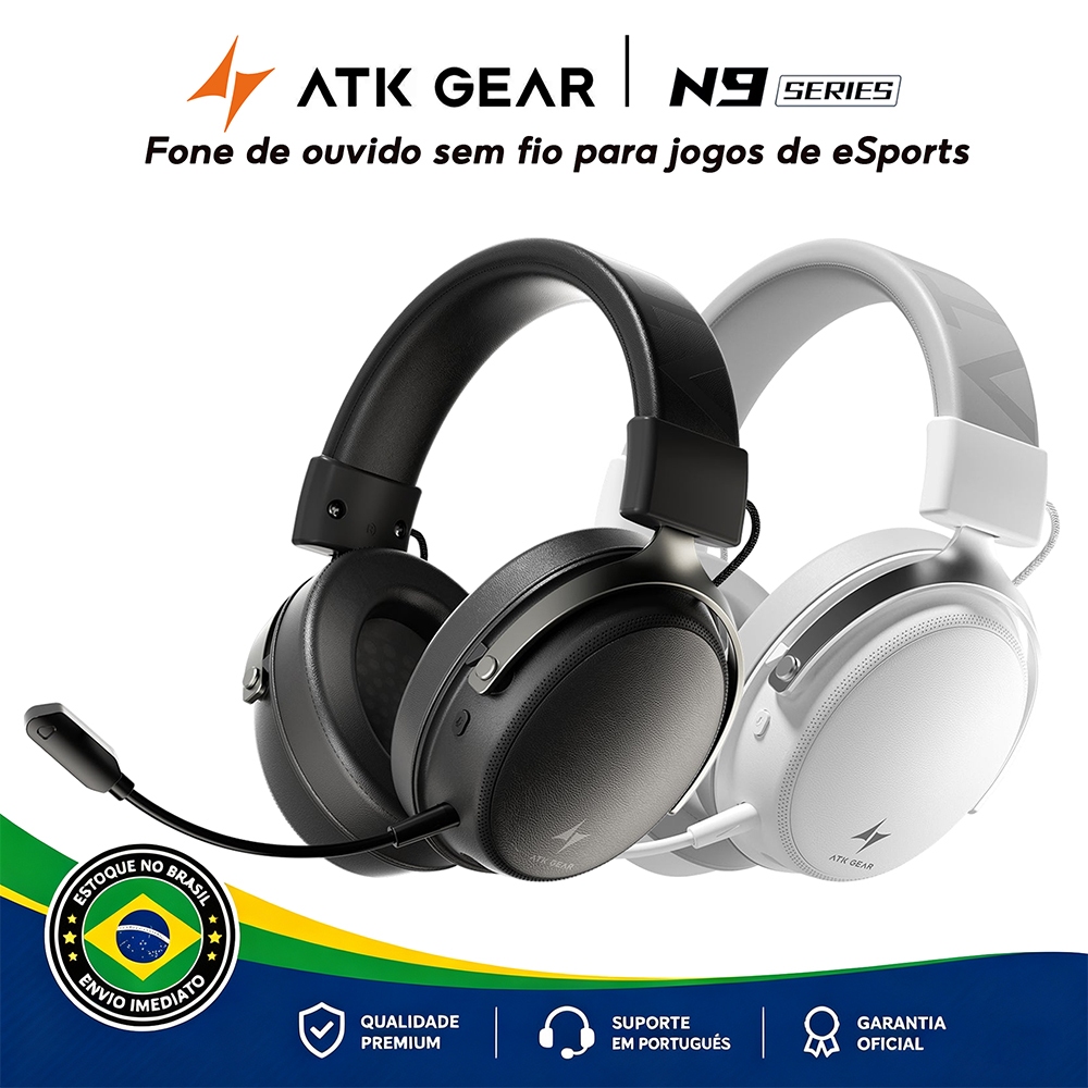 ATK N9 Pro/N9 Ultra Fone De Ouvido De Quatro Modos Sem Fio Bluetooth Atraso De Velocidade ENC Redução De Ruído Earp