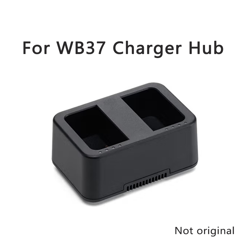 Adequado para bateria externa série wb37, mordomo de carregamento duplo adequado para DJI wb37, Base de Slot duplo, aces