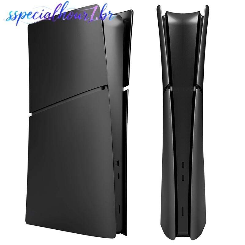 PCL Gaming Console Substituição Capa Protetora À Prova De Poeira Para PS5 Slim Placa Shell De Pele De Jogos Vermelho Bla