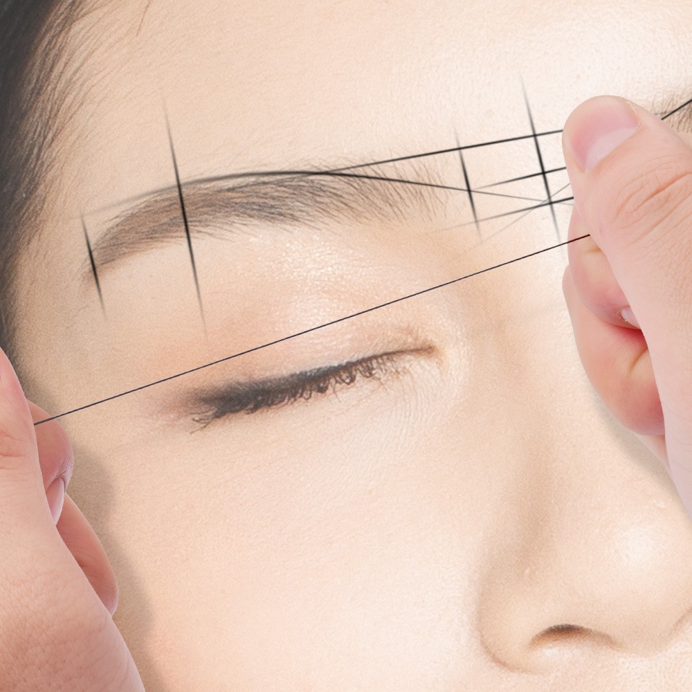 Linha De Tatuagem De Sobrancelha Com Marcador De Mapeamento Pré-Tingido FADVAN Microblading, 10m · foto 2