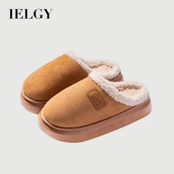 IELGY Novos Chinelos De Algodão Outono E Inverno Casa Casal Pelúcia Quentes Femininos