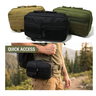 WeSpoTools Molle EDC Utility Orgaznier Bolsa Horizontal Admin Com Bolso Cordão Frontal…