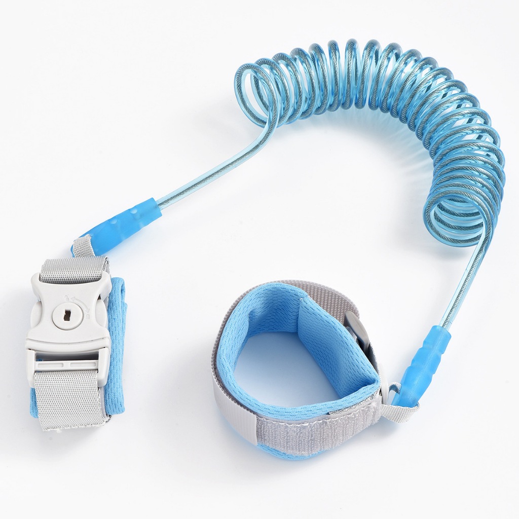 Pulseira de tração Anti-perda infantil - com trava de chave Corda de tração de segurança infantil 1 peça
