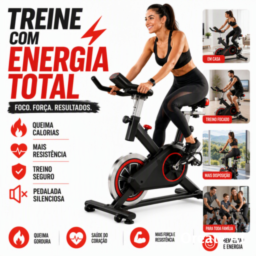 Bicicleta ergométrica, bicicleta de spinning, bicicleta profissional para academia, 120 kg,Cor Preto E Vermelho