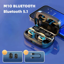 Fone M10 Fone De Ouvido Bluetooth Sem Fio Sem Fio Tws Estéreo Power Bank SMART