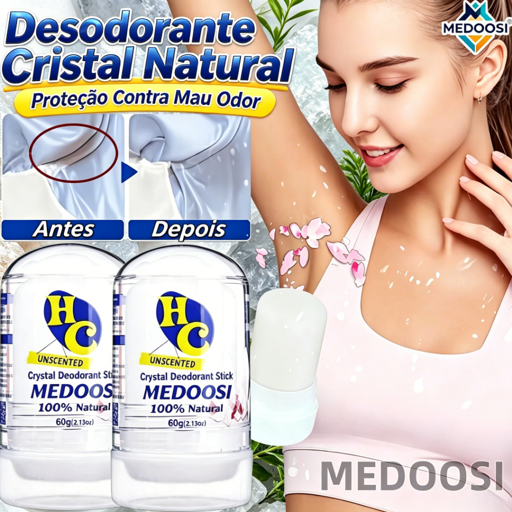 60g/120g Desodorante natural Cristal/Pedra odor c vermelhidão e inchaçoorporal Antitranspirantes para homens e mulheres