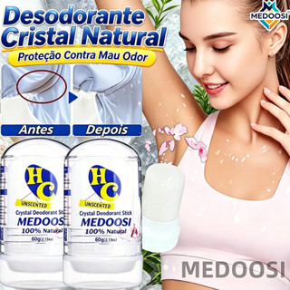60g/120g Desodorante natural Cristal/Pedra odor c vermelhidão e inchaçoorporal Antitranspirantes para homens e mulheres
