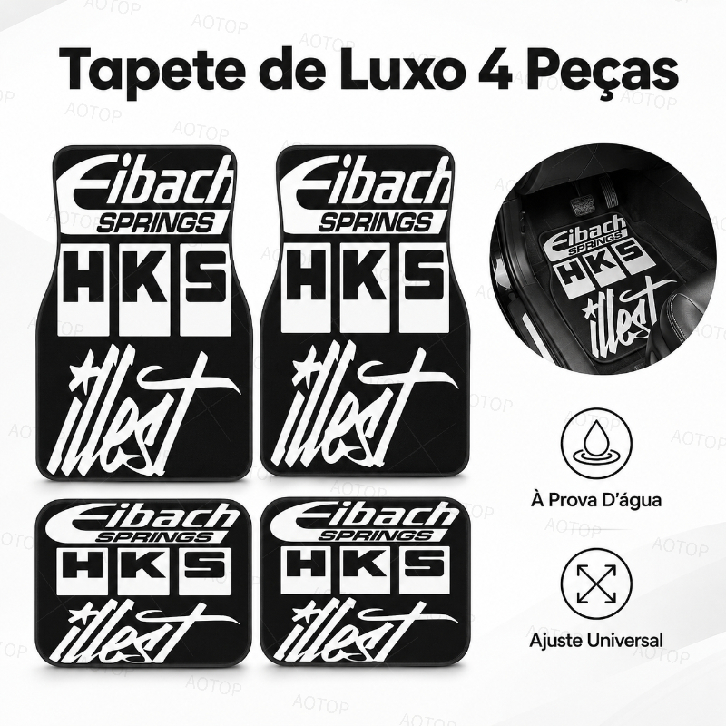 Conjunto De Tapete De Luxo , 4 Peças , À Prova D'água , Ajuste Universal , Proteção De Tapetes De Carro Com Forro De Bor