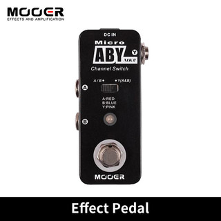 MOOER ABY MKII Pedal De Efeito De Guitarra Interruptor De Canal True Bypass Full Metal Shell MAB2 Acessórios Para