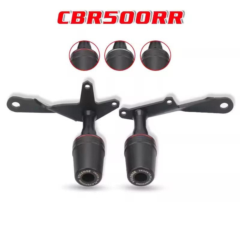 Motocicleta Caindo Proteção Quadro Slider Carenagem Guarda Crash Pad Protetor Para HONDA CBR500R CBR 500R 2021 2022 2023