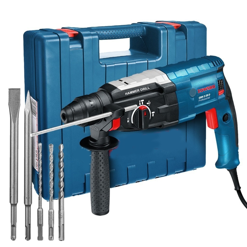 Martelete Rompedor GBH 2-28D Profissional SDS Plus 10mm Para Concreto Armado Parede e Canaleta