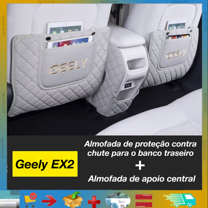 Adequado para proteção contra chutes nos bancos traseiros do Geely EX2