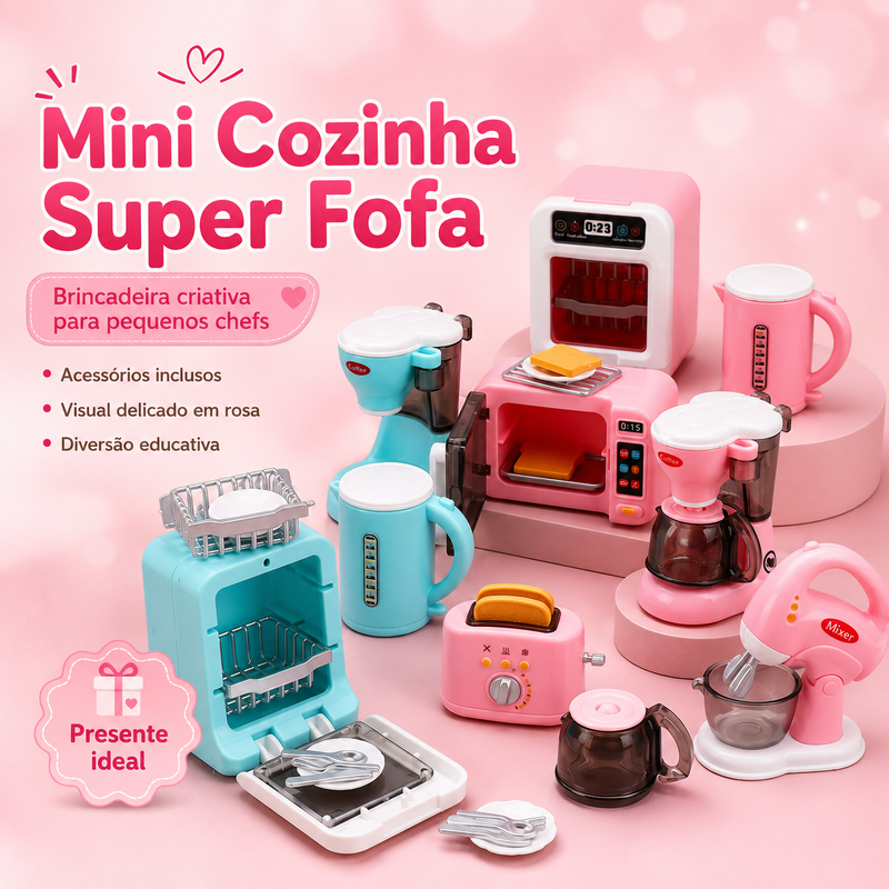 SUPERTOY 1 Conjunto 1 : 12 Casa De Bonecas Em Miniatura Máquina Café Batedor Ovo Eletrodomésticos Decoração Boneca Acess