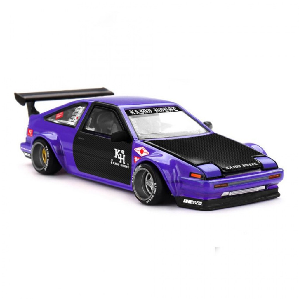 Mini GT x Kaido House KHMG254 1/64 Toyota AE86 Sprinter Trueno Tuge V1 Modelo De Carro Em Escala Fundida