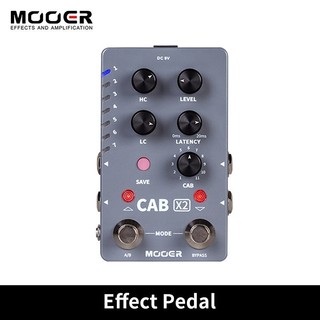 MOOER Cab X2 Estéreo IR Gabinete Simulação Pedal Dual Channel De Efeitos De Guitarra 14 Predefinições 11 Fábrica