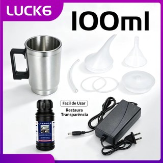 Kit De Restauração De Revestimento De Farol Revitalizador De Polímero E Flocos De Polimento A Vapor