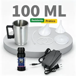 Kit De Restauração De Revestimento De Farol Revitalizador De Polímero E Flocos De Polimento A Vapor