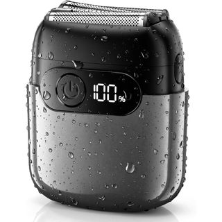 Barbeador Elétrico De Folha Para Homens , Cabeças De Barbear Flutuantes 3D Compactas , Navalha Elétrica IPX7 À Prova D'á
