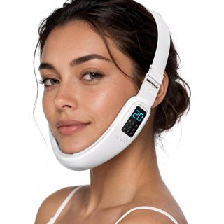 Máquina Facial V Para Queixo Duplo , Dispositivo De Contorno De Mandíbula Com 8 Modos E 15 Intensidades Ajustáveis Linha