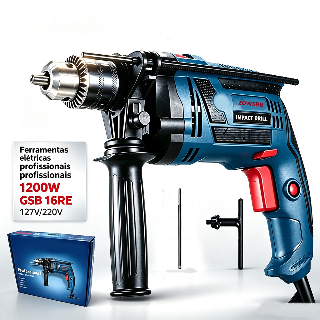GSB 16 RE 1200W Furadeira De Impacto Ferramentas elétricas Profissional