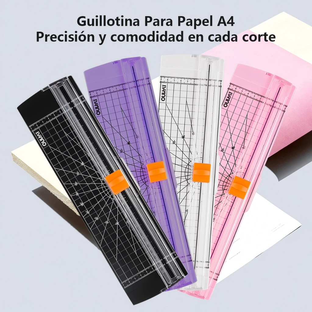 Guilhotina Portátil Cortador De Papel A4 A3, 36.5cmx9.5cm Material Escritório