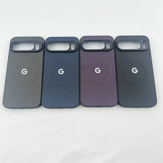 Capa Magnética De Fibra De Carbono Para Google Pixel 11 Pro XL De Telefone De Carregamento Sem Fio