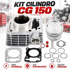 Kit Cilindro Motor Cg 150 Titan 150 Fan 150 Bros 150