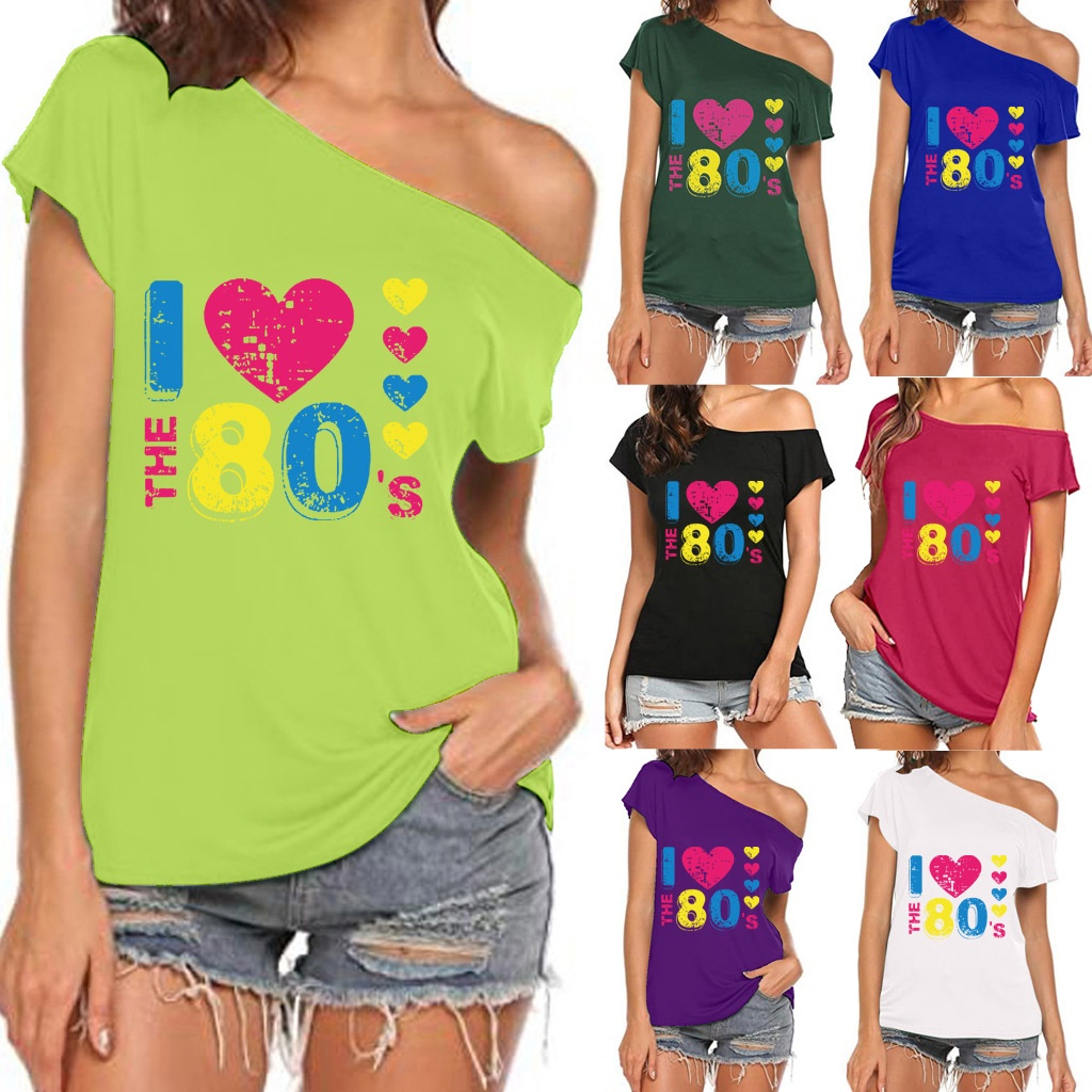 Eu Amo As Roupas Dos Anos 80 Mulheres Para Camisetas E Engraçadas Festas