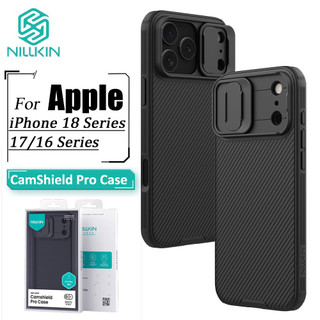Nillkin CamShield Pro Capa Para iPhone 18 Max 17 Air 16 17e 16e 14/13 Proteção Deslizante Da Câmera Traseira À Prova
