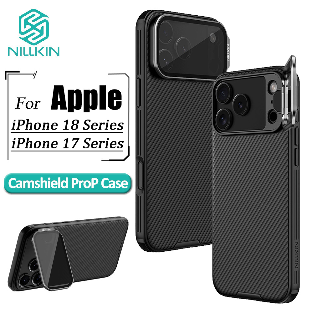 Nillkin CamShield ProP Caso De Telefone Para iPhone 18 Pro Max 17/Flip Capa Suporte Da Câmera-Estilo Lente Protetora Tra