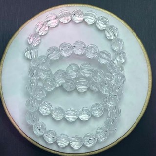 Cristal branco rosa único círculo pulseira novo produto 10mm preço especial elegante All-Match pulseira de cristal prese