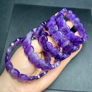 Sonho roxo mão novo produto especificações cerca de 15mm * 12mm elegante All-Match pulseira de cristal presente de anive