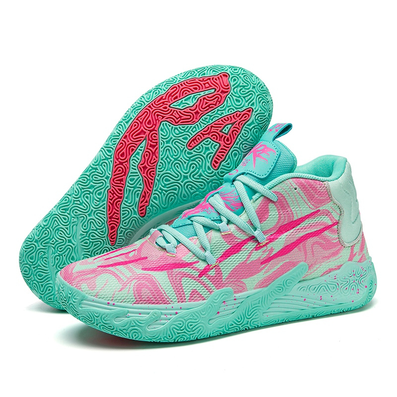 Homens Mulheres Tênis De Basquete Sapatos Esportivos Respirável Esportes Ao Ar Livre
