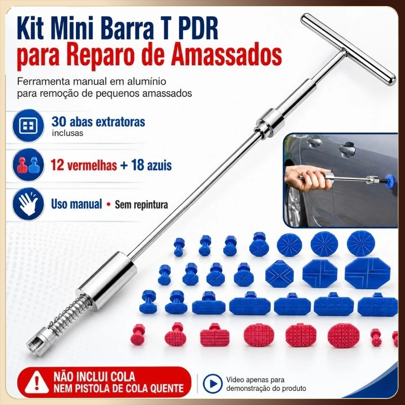 Mini Repuxadeira Dinamica Martelinho De Ouro Com 30 Ventosas