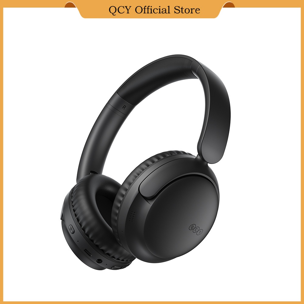 QCY H2S Lite Over-Ear Wireless Headset Conexão De Dispositivo Duplo Com Bateria De 60 Horas