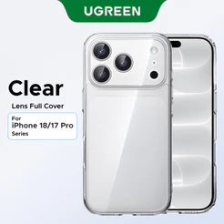 UGREEN Capa De Telefone Para iPhone 18 Pro/Max 17 Pro/Max Cristal Claro Série Original Caso Transparente Protetor Do